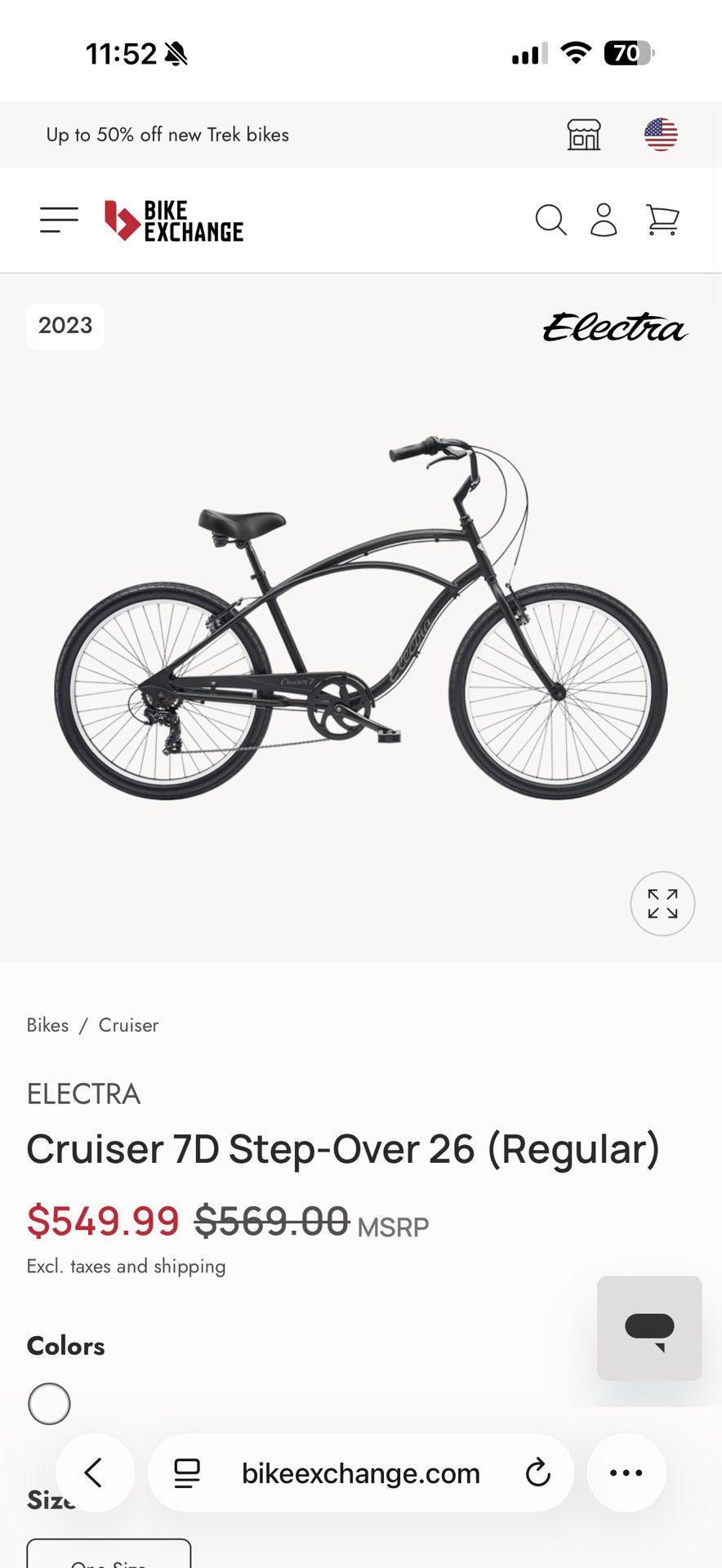 Cruiser 7D STEP-over 26 Electra