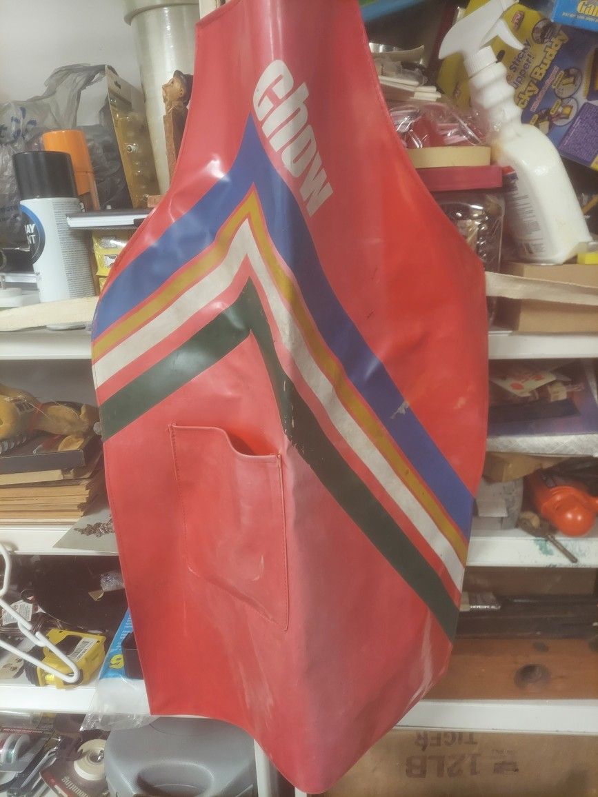 Vintage Novelty Chow Kitchen Apron