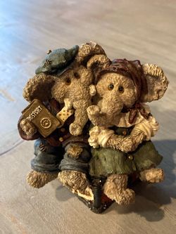 Boyds Bears & Friends "Packy & Dermah Trunkspace... Packin' Lite"