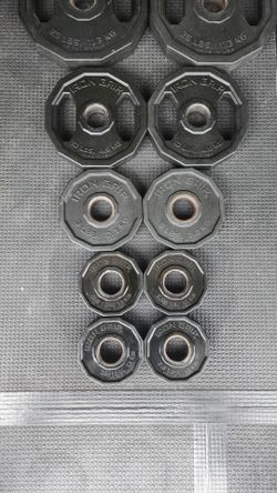 Iron Grip unlogod 3rd gen weight plates
