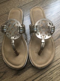 Girls Sandals Rose Gold And Silver Dolce Vita Size 4