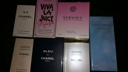 Men's colognes and women's
