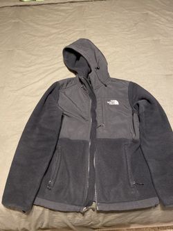 Women's THE NORTH FACE Denali Hoodie Jacket Full Zip Up Hooded Coat Black Small