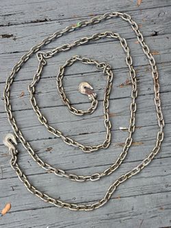 20’ Chain Steel 5/16” 2 Hooks