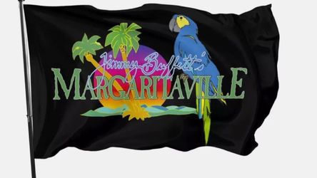 Jimmy Buffett Margaritaville 3x5 ft Flag one sided banners