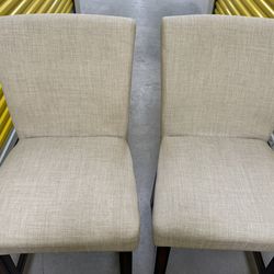 Pair of Upholstered Dining Chairs – Great Condition