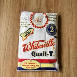 Whitesville 2 Pack White Tees
