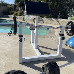Curly Bench Bar ,weights An Accessories 💪🏼