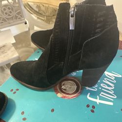 Vince Camuto  Heel Ankle Boots and Lucky Brand  Ankle Boots Both Leather.