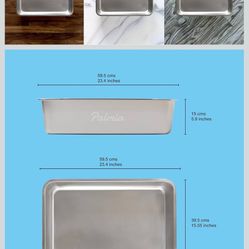 Stainless steel litter box