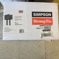 2 X Simpson Strong- Tie CCQ Column Cap For 6 X Beam With 30 Screws— New!!