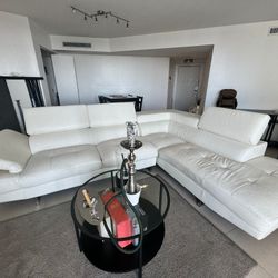 White L Sectional Couch
