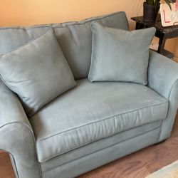 Blue Loveseat
