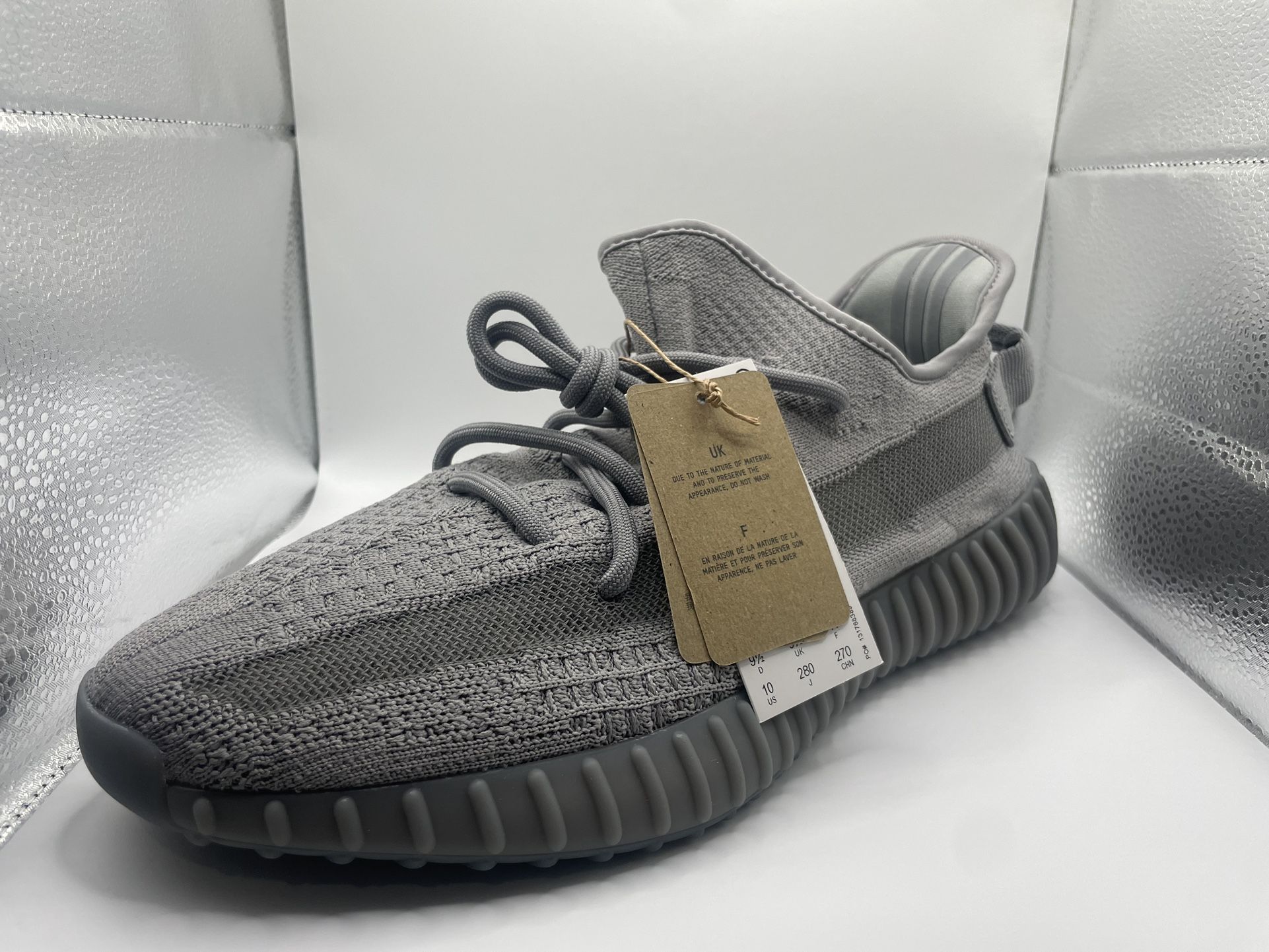 New Adidas Yeezy Boost 350 V2 Steel Grey - SIZE 10