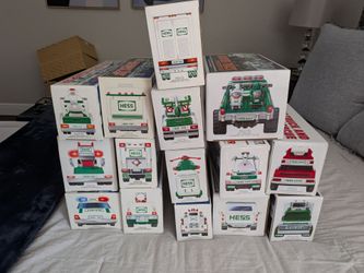 Hess toy trucks lot of 15 - NIB but some aging