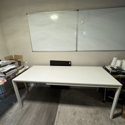 IKEA Extendable (Short or Long) Desk or Dining Table, white