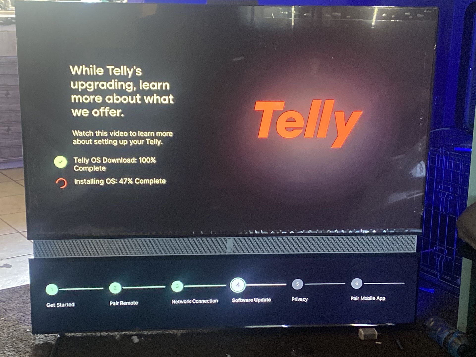 Brand New 55 Inch Tv 2 Screens Built In Soundbar