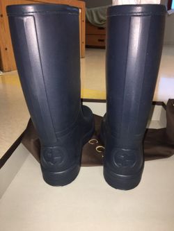 GUCCI RAINBOOTS SZ 9 MEN