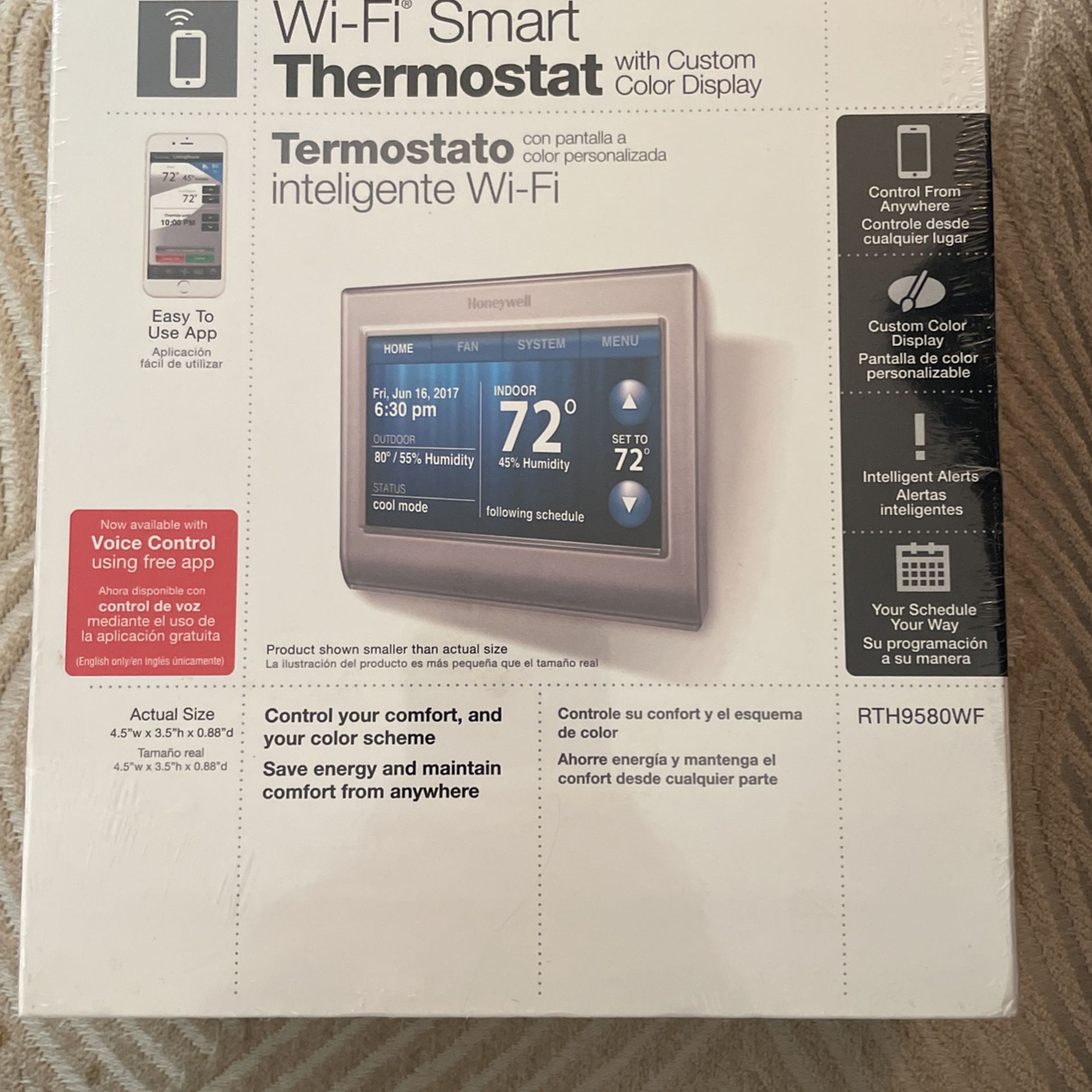 Honeywell - Wi-Fi Smart Thermostat 