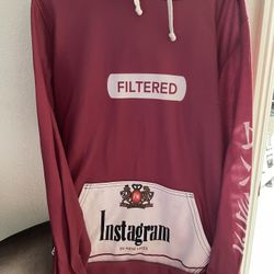 Size medium Instagram hoodie sweatshirt 