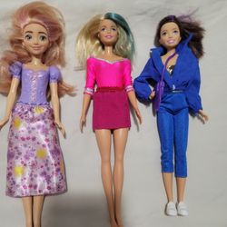 THREE BABIE DOLLS LIKE NEW 7 FOR ALL TOGETHER 