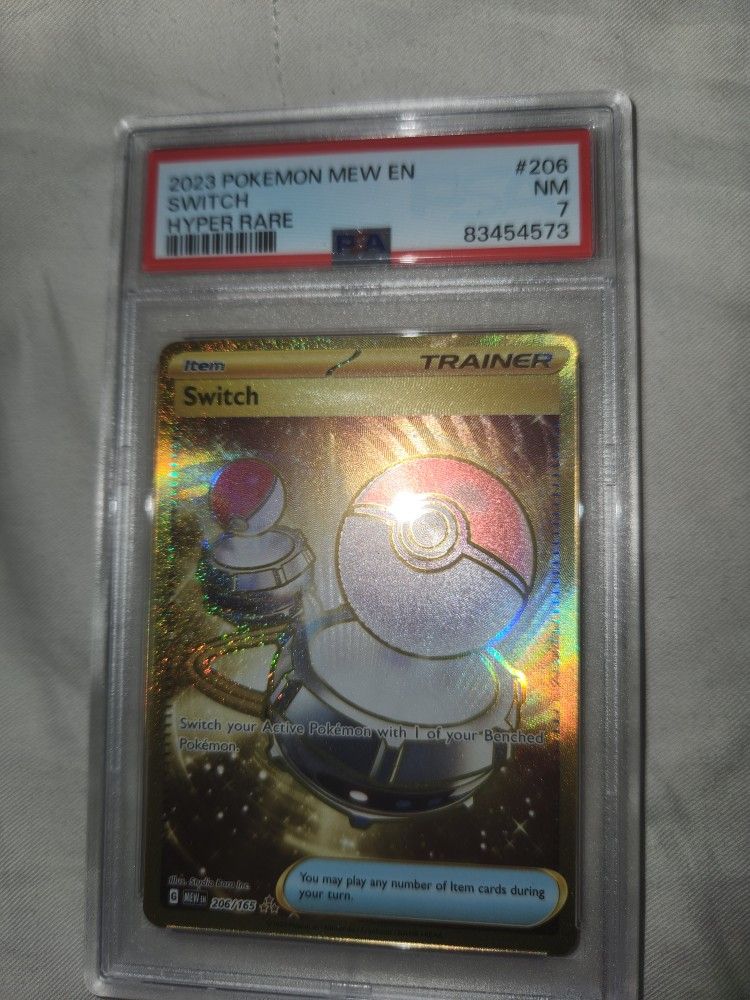 Pokemon Switch Hyper Rare PSA 7
