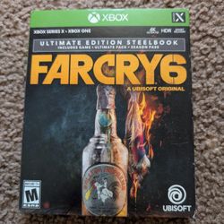 Far Cry 6 Xbox Series X Ultimate Steel Book Edition Brand New Sealed