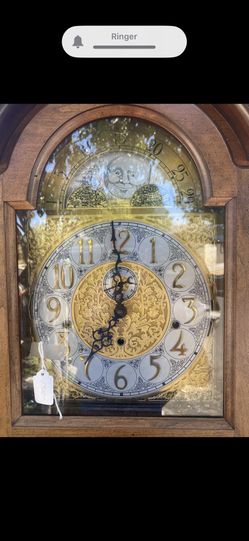 Wooden Grandfather Clock Antique