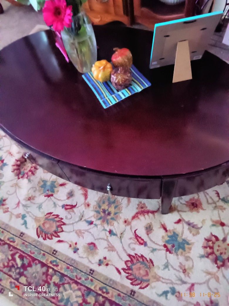 Cherry Wood Cocktail Table