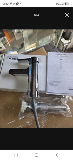 KOHLER
Taut Single-Handle Single-Hole Bathroom Faucet in Polished Chrome