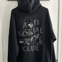 Anti Social Social Club | Hell O Rose Black Hoodie