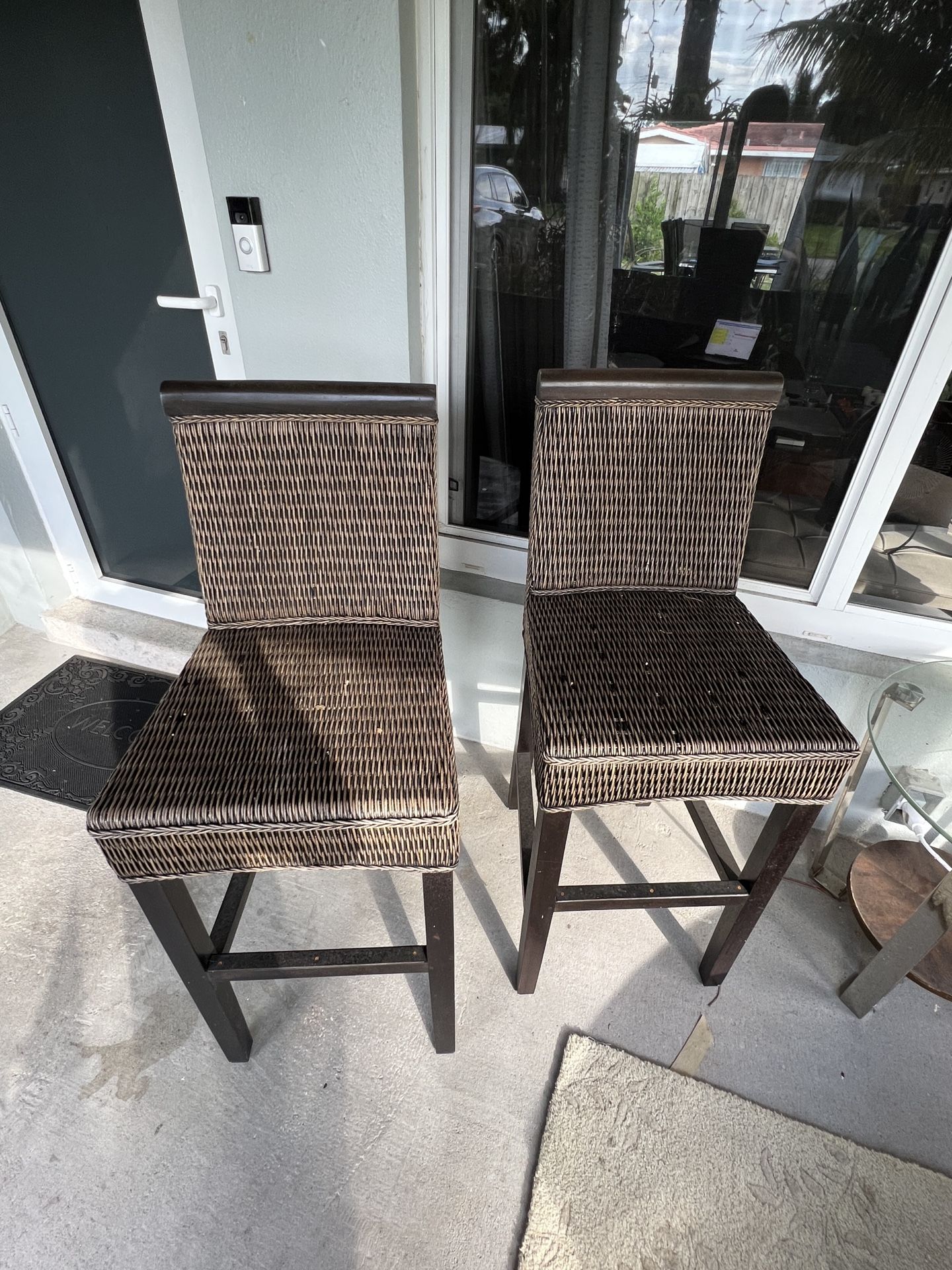 Set 4 Chairs Patio