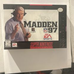 Brand New Sealed Madden 97 SNES 