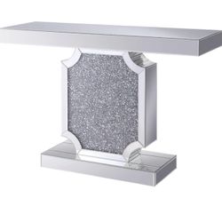 Mirror Crystal Console Table 