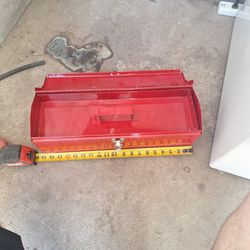 5 Red Steel Tool Boxes 