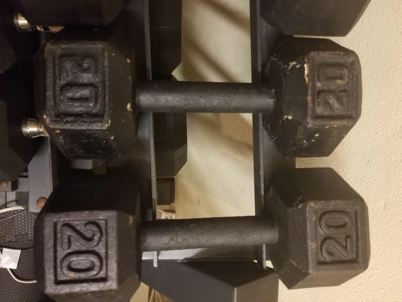 Inexpensive pair of 20 pound dumbbells