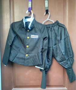 Demon Slayer Corps Uniform Black and White Kanji Set
