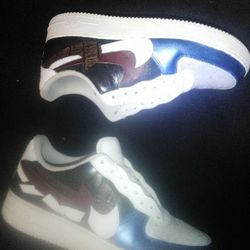 Customized Air Force 1s Size 11 1/2