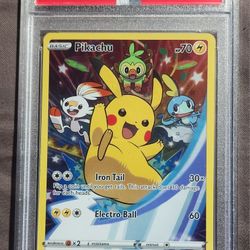 FS / NFT - POKEMON PSA 10  - 2020 PIKACHU ENGLISH HOLO FIGURE COLLECTION #SWSH 020
