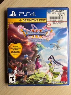 Dragon quest 11 Definitive Edition for PlayStation 4