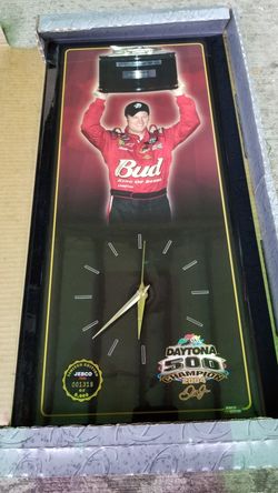 Dale Earnhardt Daytona 500 win clock