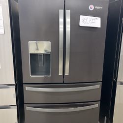 New Whirlpool French Door Refrigerator - Financing Available With $53