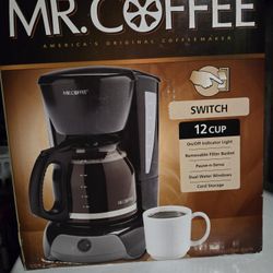 Mr Coffee Drip Machine Coffee Maker Glass Carafe Black