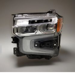 2022-2025 Chevy Silverado 1500 LEFT HEADLIGHT USED OEM COMPLETE CHROME (contact info removed)5