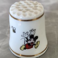NE The First Disney Characters Thimble Collection Mickey Mouse Bees