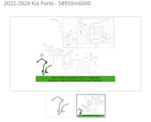 Kia Front Speed Sensor
