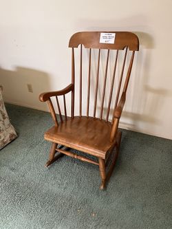 Vintage rocker wood nice