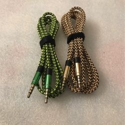 2 Auxiliar Cable Brand New #16 5ft