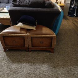 Bench Ottoman W/drawers- Used