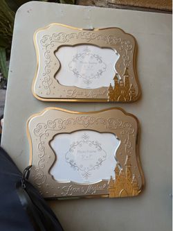 Two Disney Parks Love is Magical Wedding 5x7 Photo Picture Frame New
